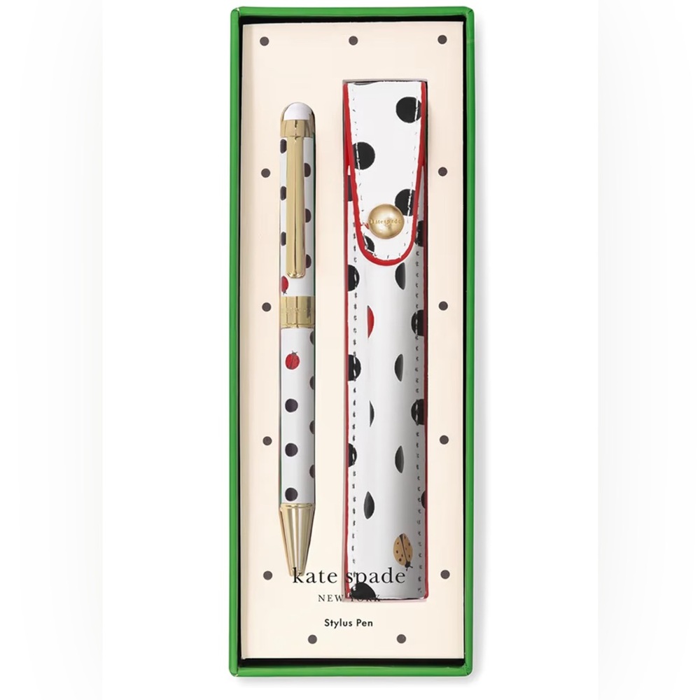 Brand new Kate spade lady bug stylist pen